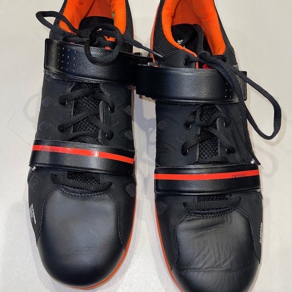Reebok CrossFit men’s shoes in size 15, black and orange, NWOT, laced sneakers - Picture 8 of 16